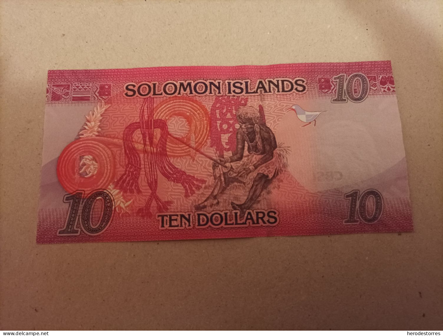 Billete Islas Salomón, 10 Dólares, Serie A, Año 2017, UNC - Solomon Islands