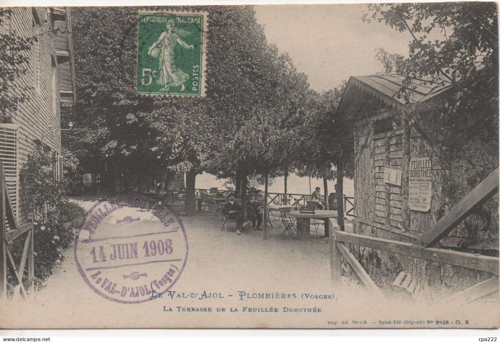 88  Lot De 3 Cartes Plombieres Les Bains Le Val D'Ajol   ( Envoyees Toute Les 3 Le Meme Jour A La Meme Personne... - Plombieres Les Bains