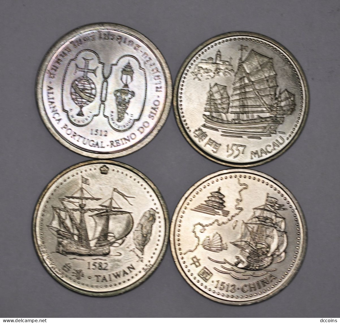 Golden Age Of Portuguese Discoveries - 7º Set 200 Escudos (4 Coins) 1996 - Portogallo