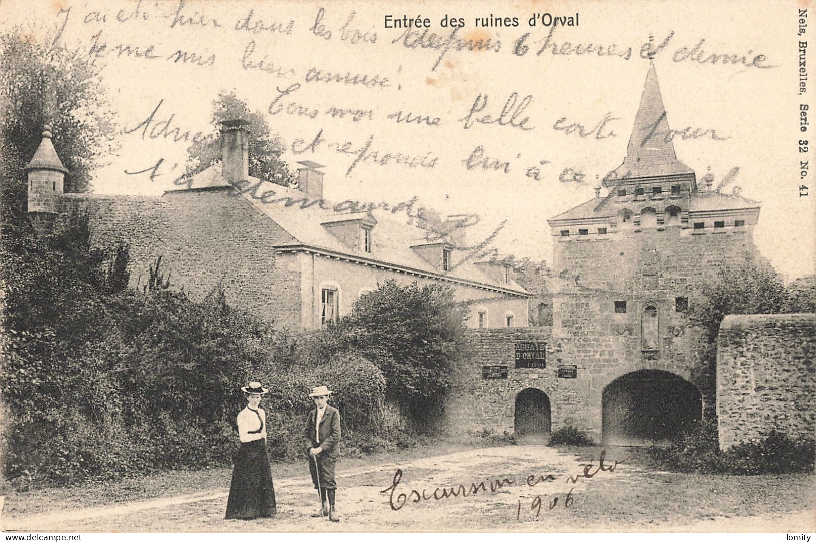 Belgique Entrée Des Ruines D' Orval CPA - Florenville