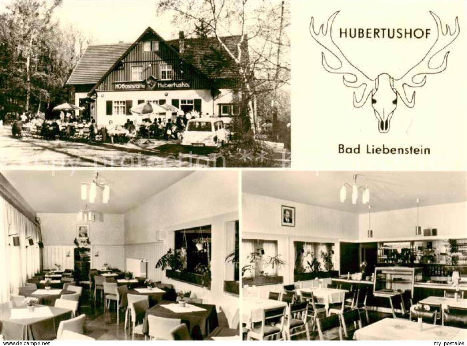 73860263 Bad Liebenstein HO Gaststaette Hubertushof Gastraeume Bad Liebenstein - Bad Liebenstein