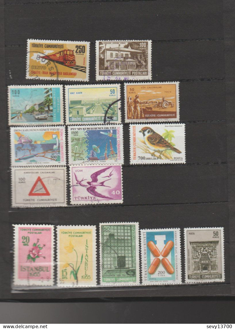 Turquie Lot 30 Timbres - Lots & Serien