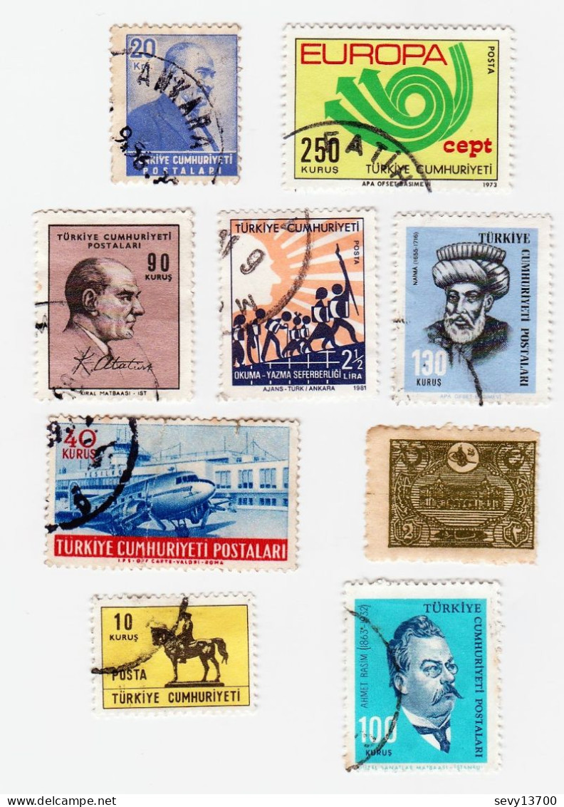 Turquie Lot 30 Timbres - Collezioni & Lotti