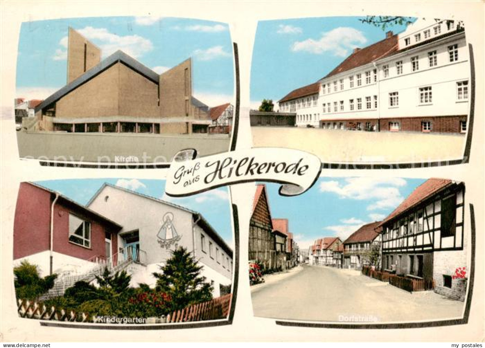 73860238 Hilkerode Duderstadt Kirche Kindergarten Dorfstrasse  - Duderstadt