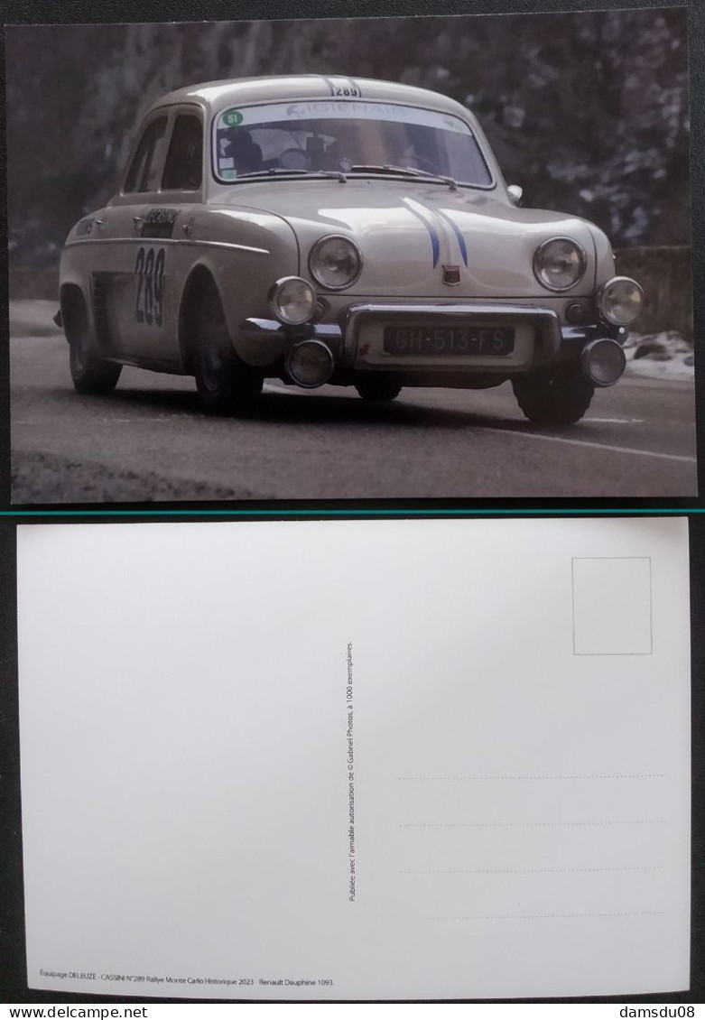 RALLYE MONTE CARLO Historique 2023 Renault Dauphine 1093 - Rallye