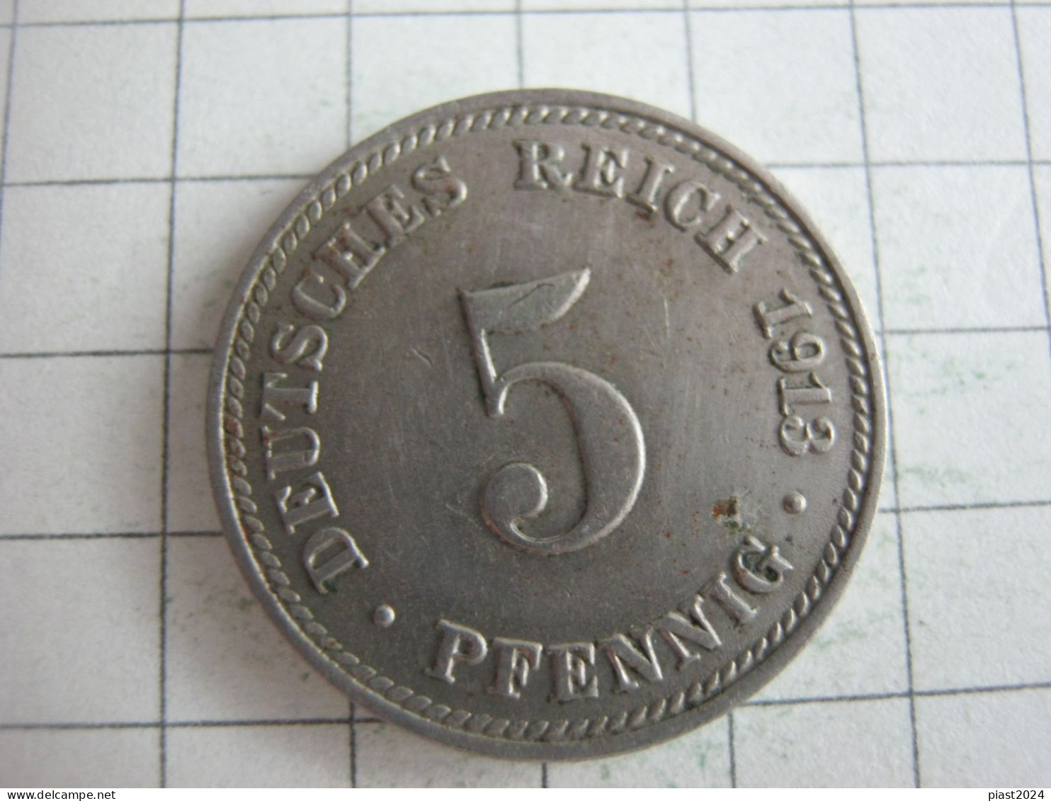 Germany 5 Pfennig 1913 D - 5 Pfennig