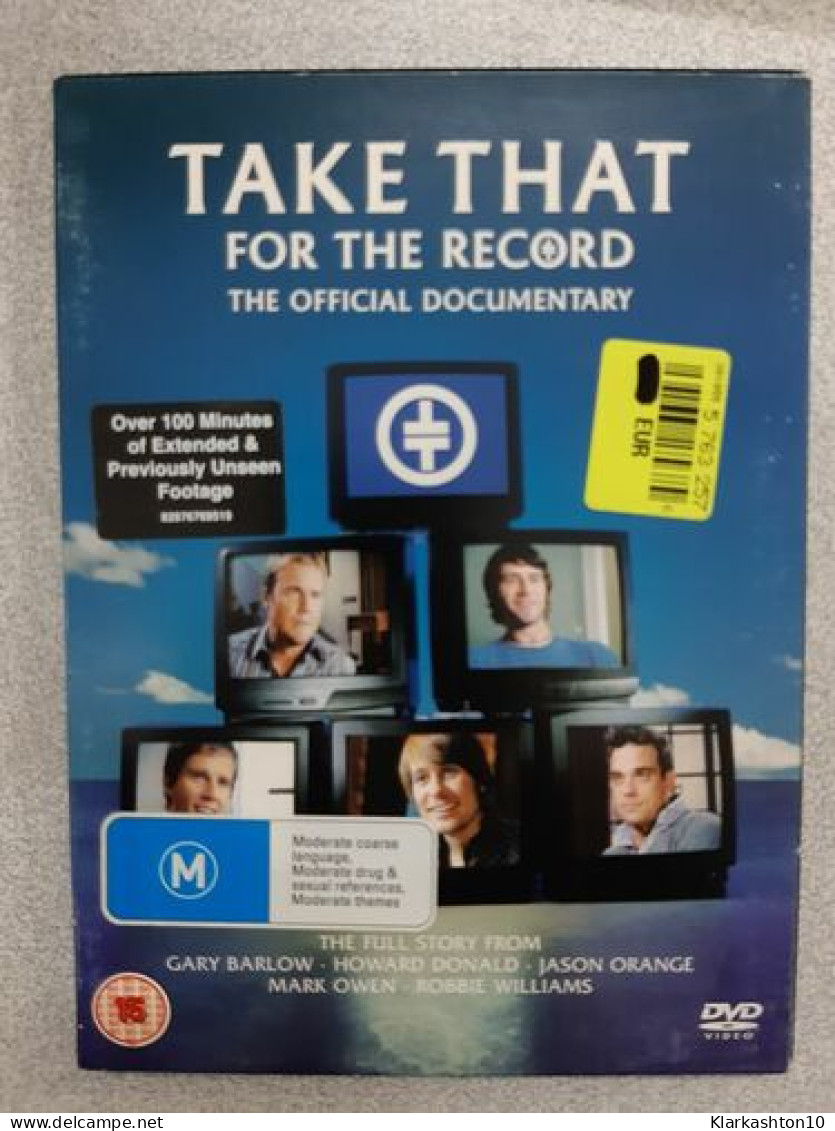 DVD Musique - Take That For The Record - - Otros & Sin Clasificación