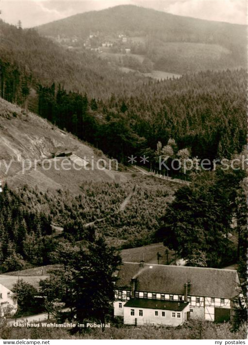 73860160 Poebeltal Gasthaus Wahlsmuehle Poebeltal - Schmiedeberg (Erzgeb.)