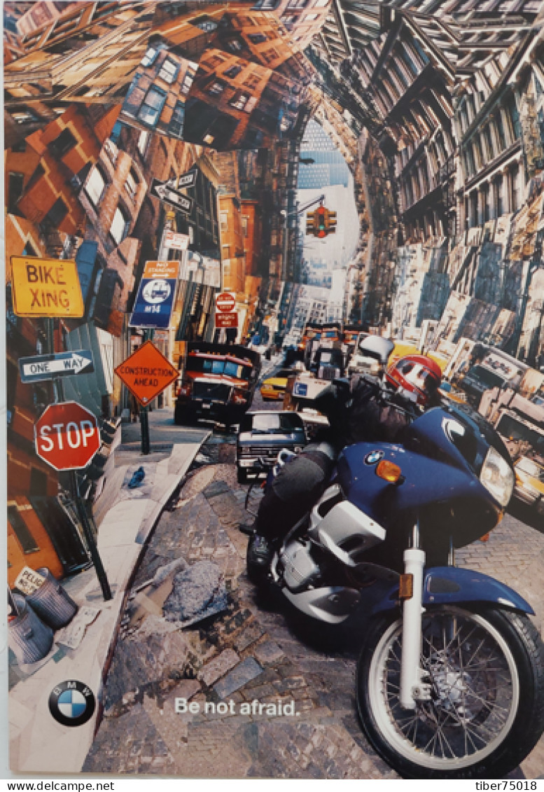 Carte Postale - BMW (moto) The Ultimate Riding Machine - Be Not Afraid - Publicidad