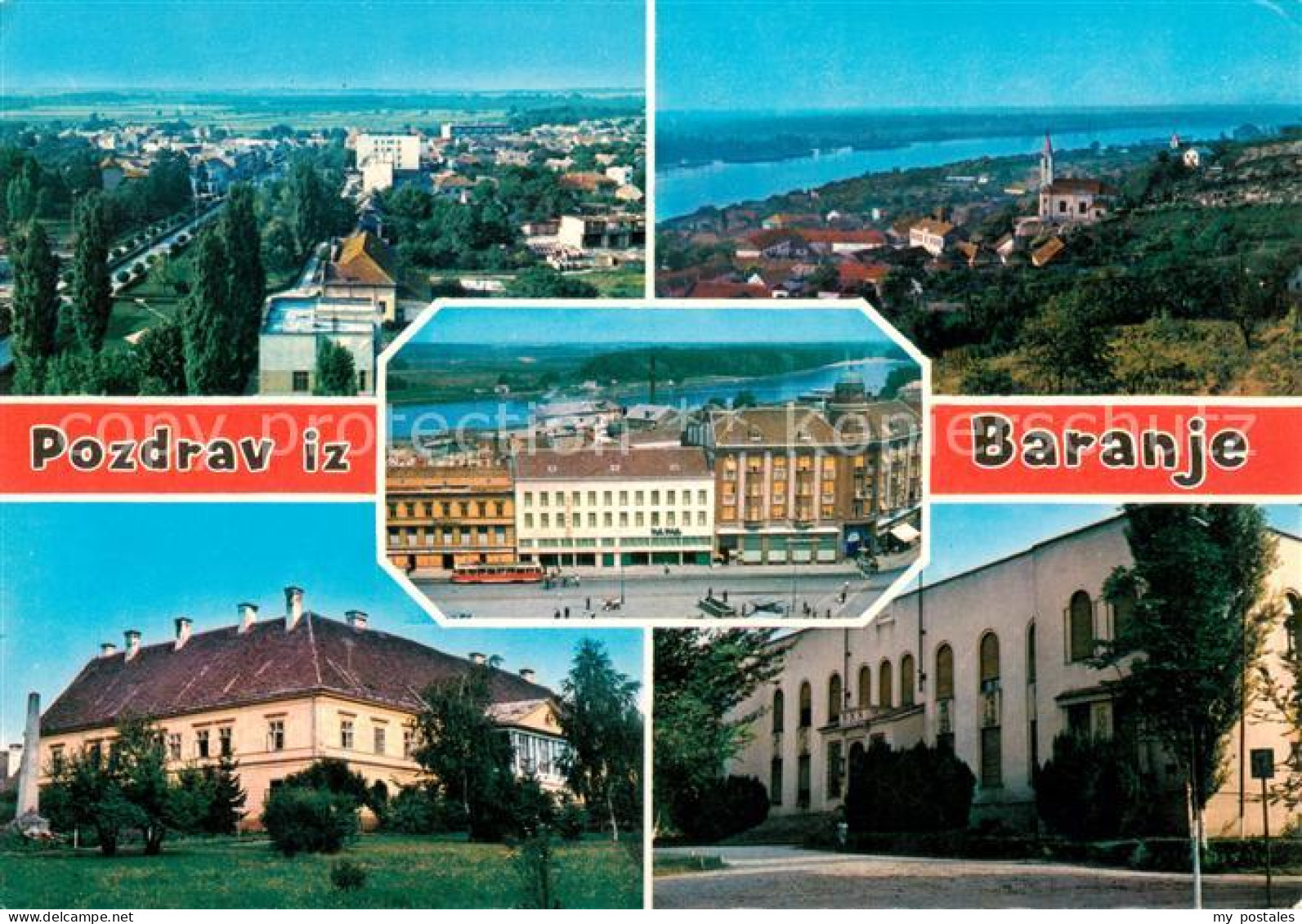 73860149 Baranje Croatia Fliegeraufnahmen Teilansichten  - Kroatië