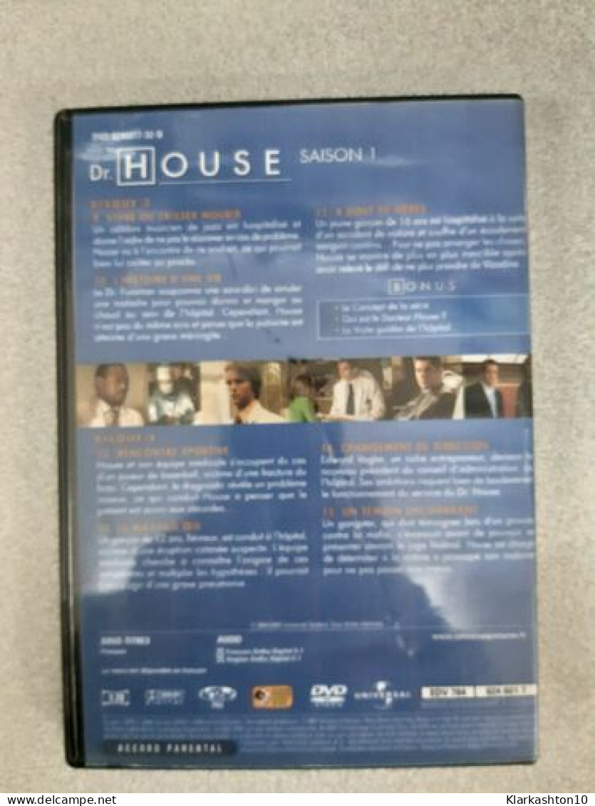 DVD Série Dr. House - Saison 1 - épisodes 9 à 5 - 2 DVD - Autres & Non Classés