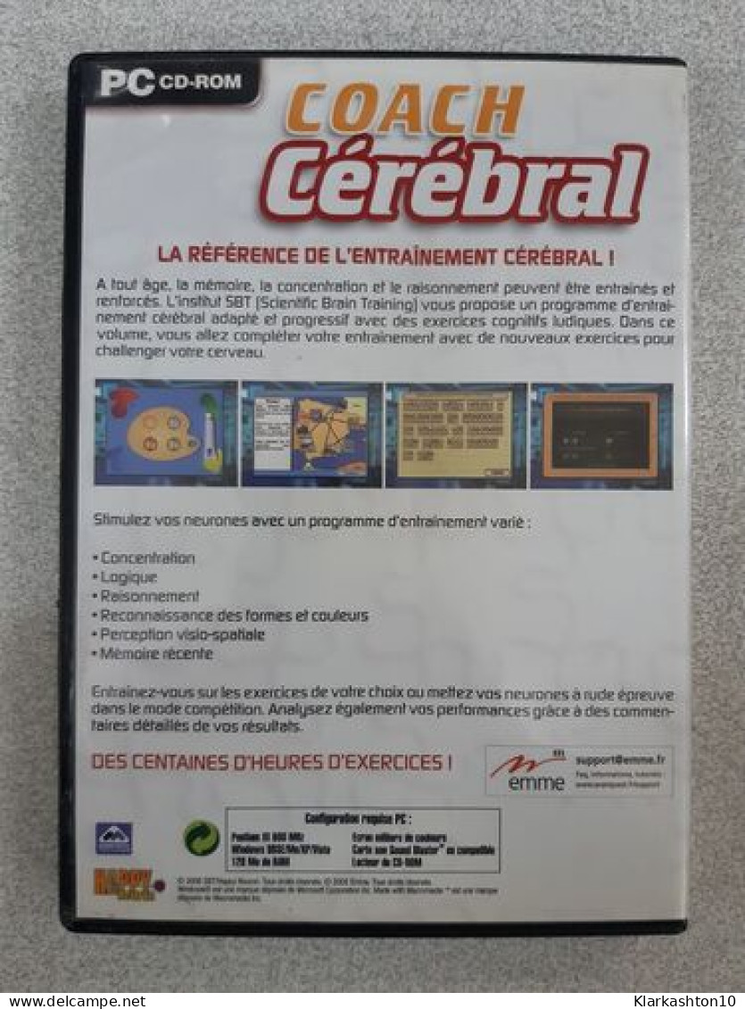 DVD Jeu Vidéo - Coach Cérébral - Other & Unclassified