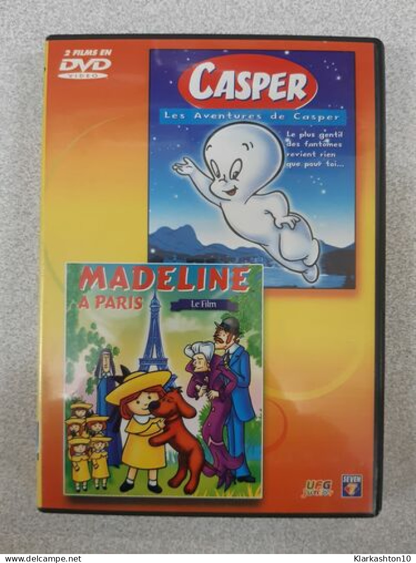 DVD 2 Films Animés - Casper Le Fantôme & Mademine à Paris - Autres & Non Classés