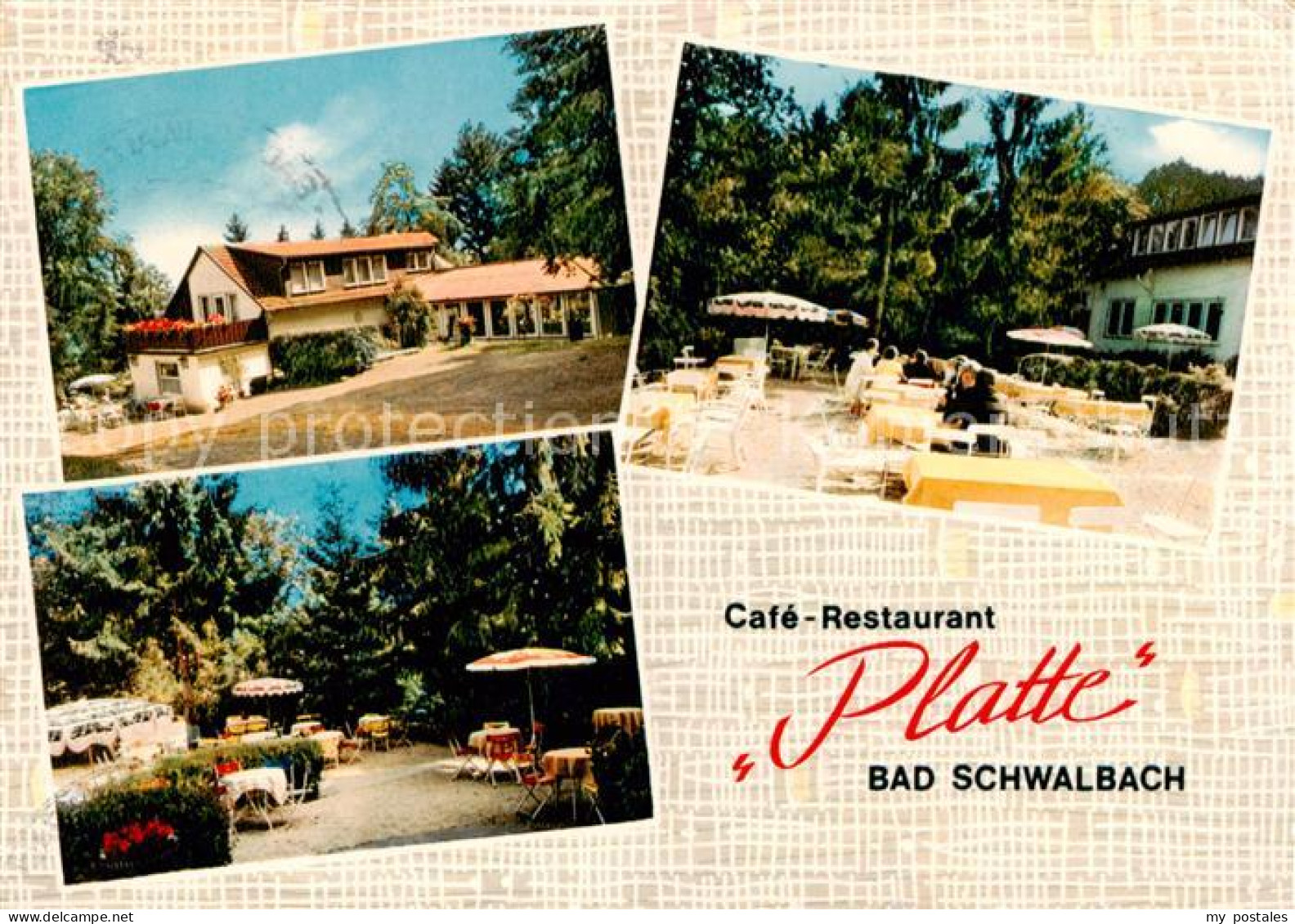 73860104 Bad Schwalbach Cafe Restaurant Platte Gartenterrasse Bad Schwalbach - Bad Schwalbach