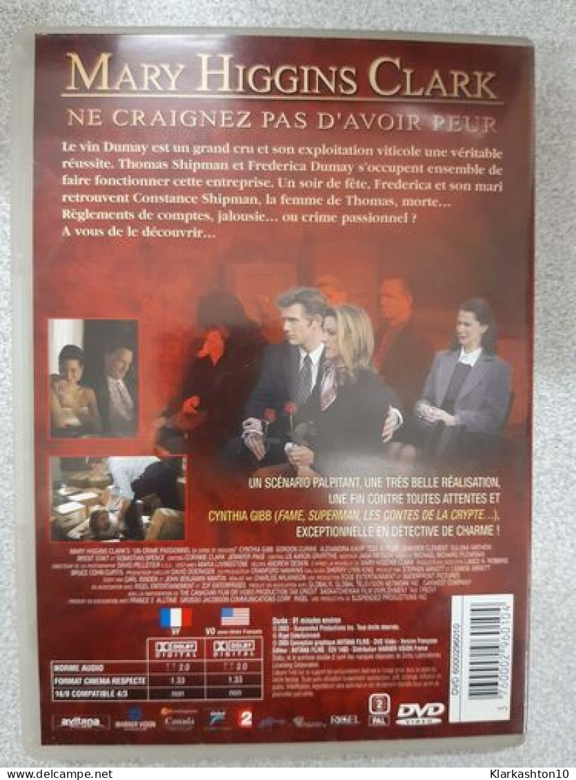 DVD Série Mary Higgins Clarke - Un Crime Passionnel - Andere & Zonder Classificatie