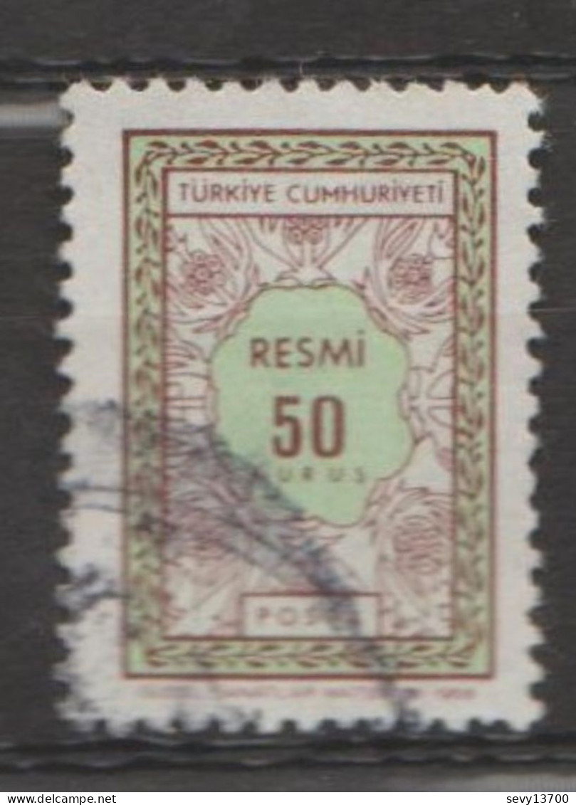 Turquie Lot 10 Timbres De Service Année 1963 1960 1968 1969 Et 1971 - Official Stamps