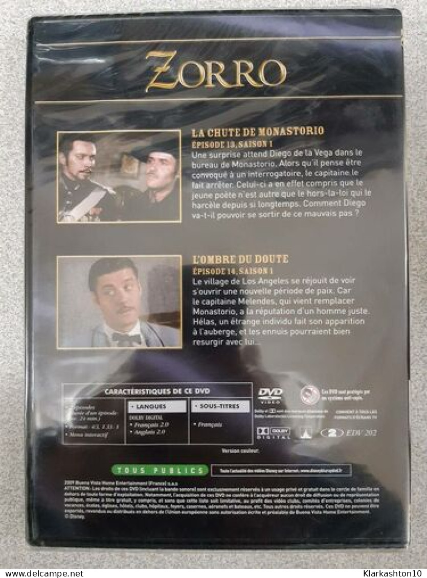 DVD Série - Zorro Vol. 7 - épisodes 13 & 14 - Autres & Non Classés