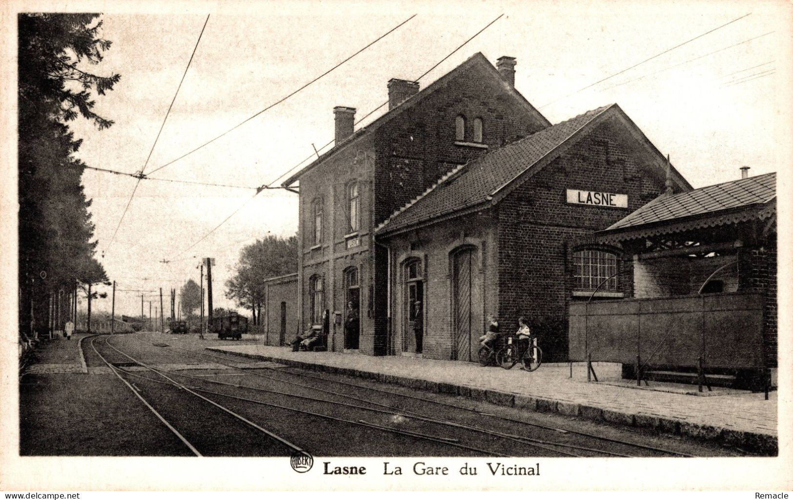 Lasne  La Gare Du Vicinal - Lasne