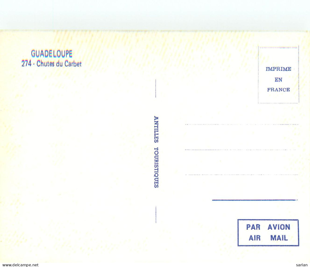 CPM , GUADELOUPE , Scan Recto-verso , * Lot 16- 84 - Other & Unclassified