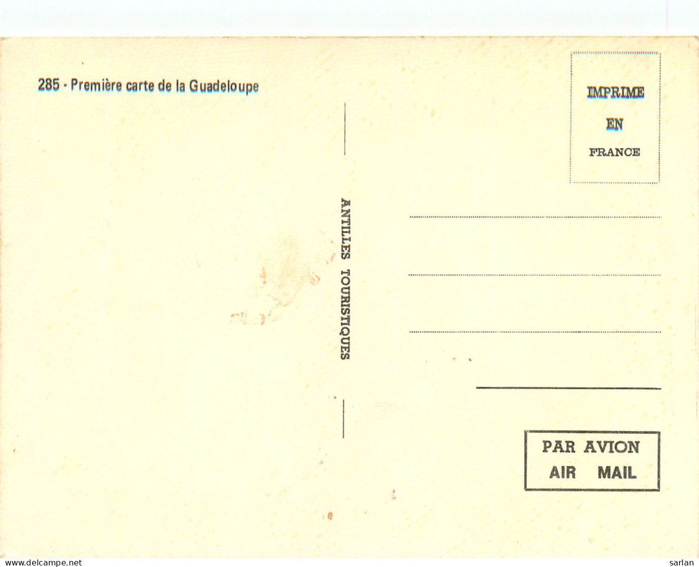 CPM , GUADELOUPE , Scan Recto-verso , * Lot 16- 58 - Other & Unclassified