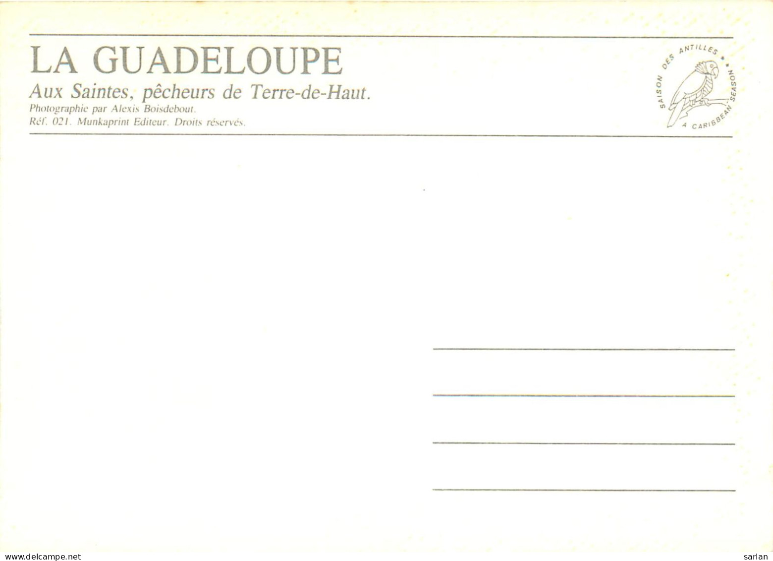 CPM , GUADELOUPE , Les Saintes , * Lot 16- 30 - Other & Unclassified