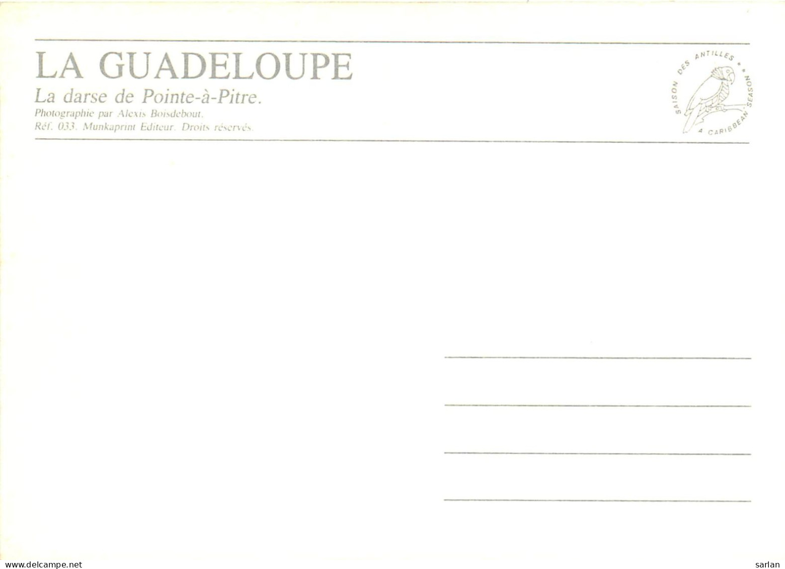 CPM , GUADELOUPE , POINTE A PITRE , * Lot 16- 16 - Pointe A Pitre