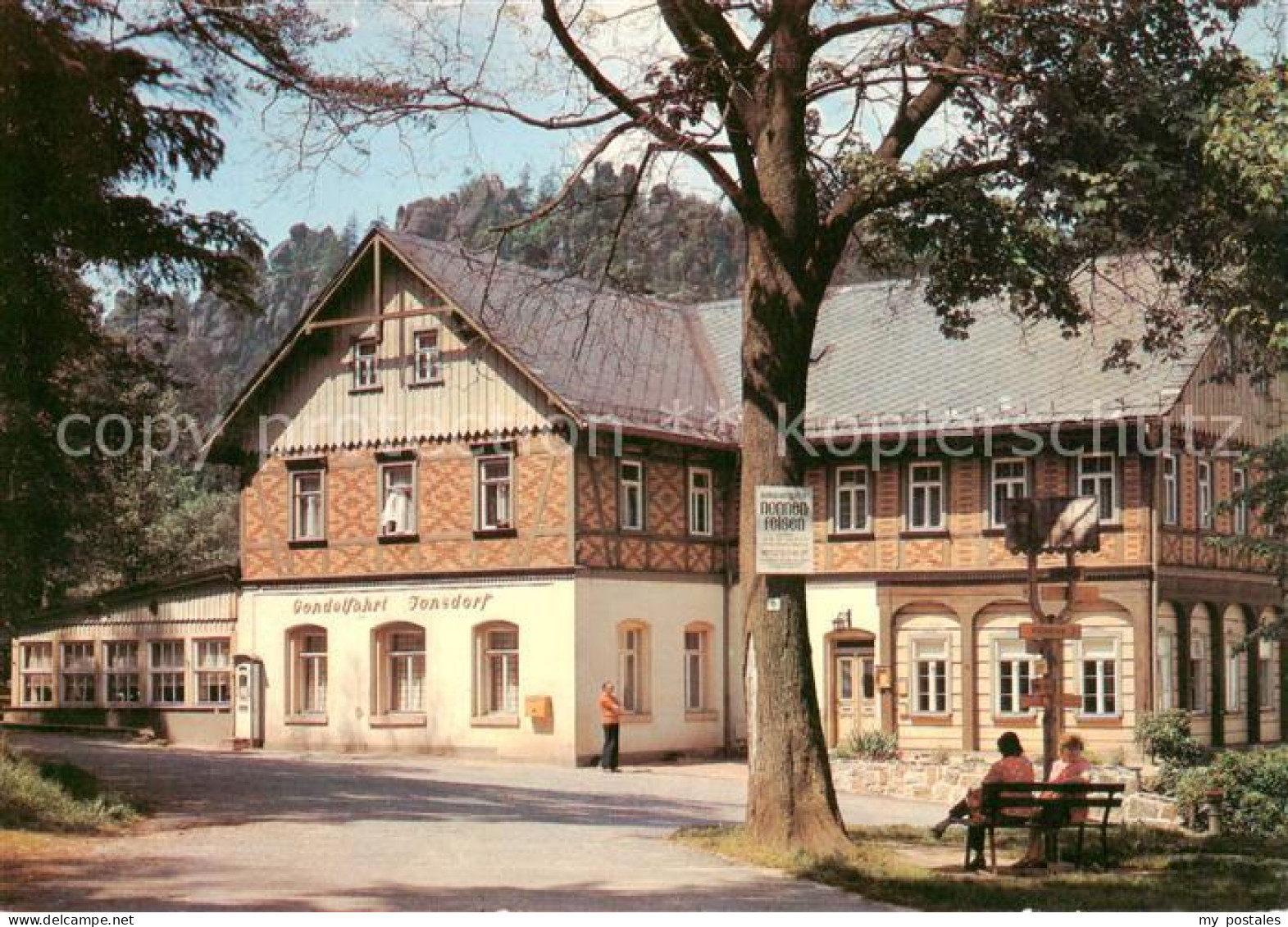 73860044 Jonsdorf HO Gaststaette Gondelfahrt Jonsdorf - Sonstige & Ohne Zuordnung