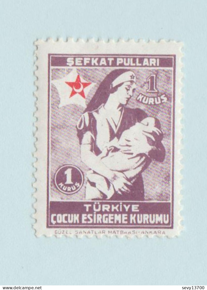 5 Timbres De Bienfaisance Neufs - Nurse Et Deux Enfants Année 1954 Année 1946  Enfants Années 1958 Et 1963 - Charity Stamps