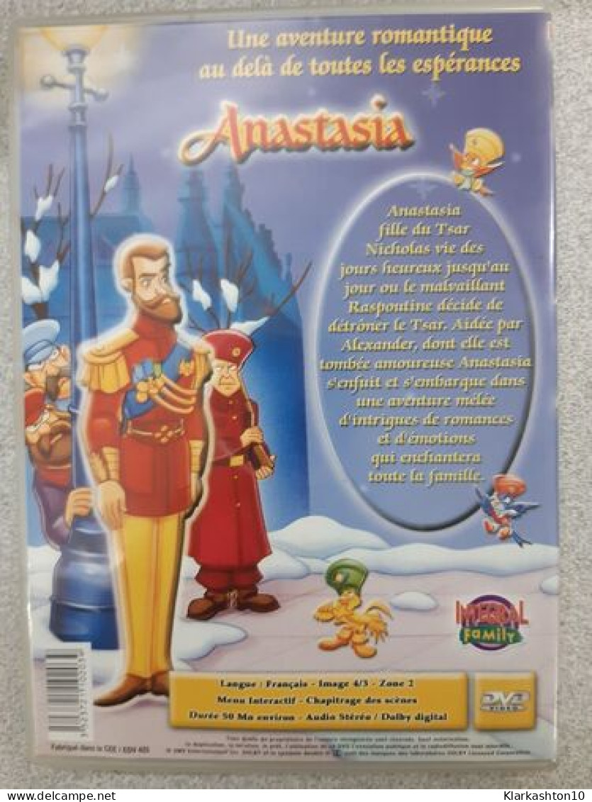 DVD Film Animé - Anastasia - Autres & Non Classés