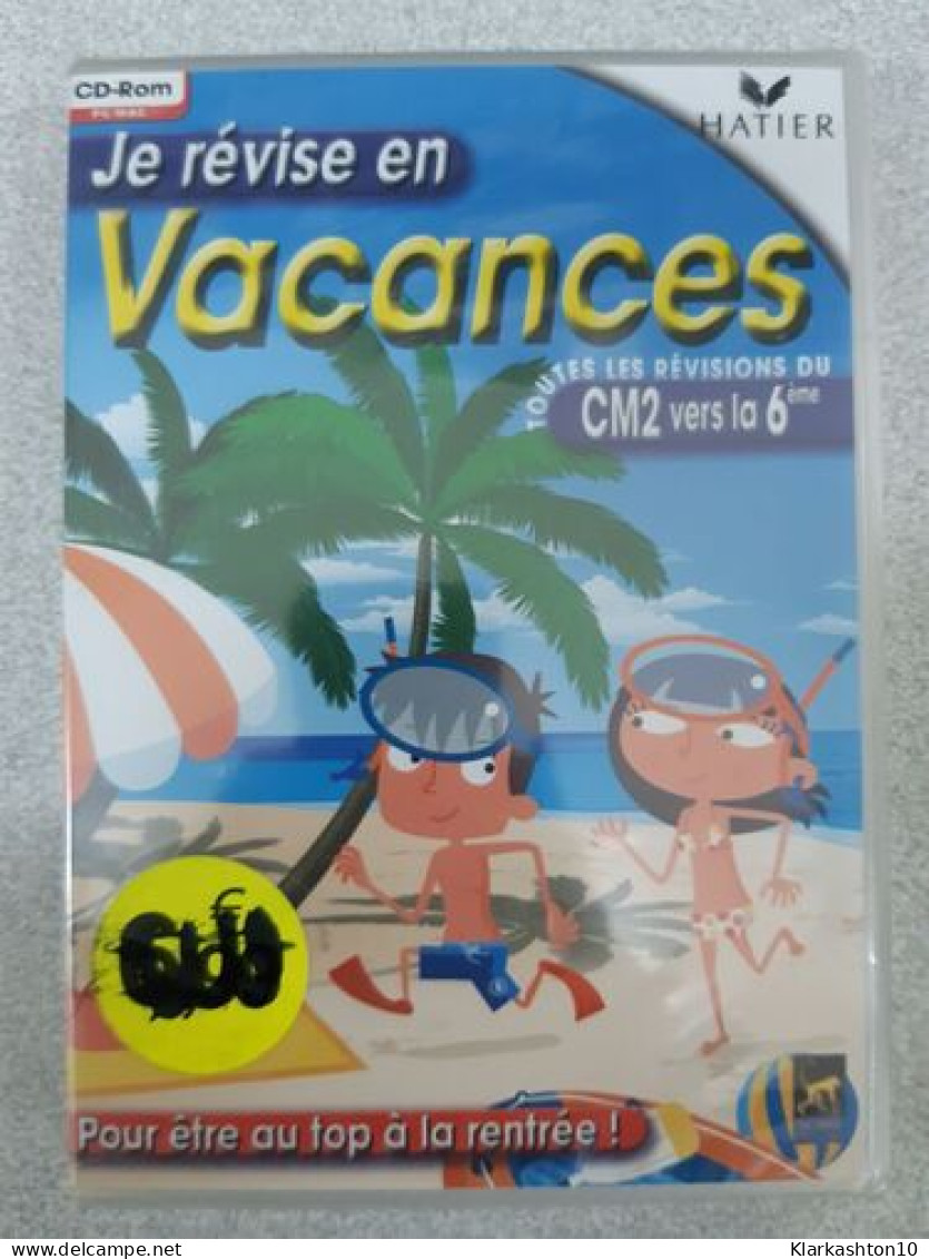 DVD Jeu Vidéo - Je Révise En Vacances - CE2 Vers La 6ème - Other & Unclassified