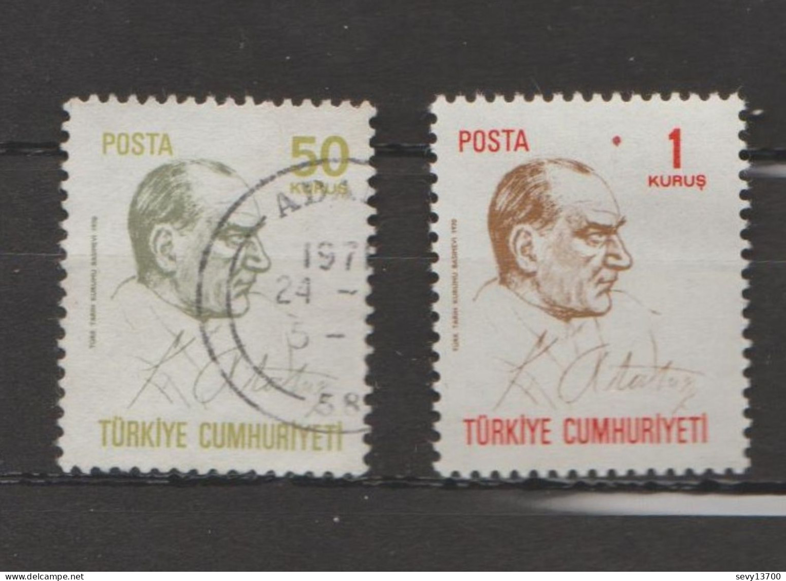 Turquie - Lot 33 Timbres Atatürk Mi 1276 - Mi 1280 - Mi 1301 - Mi 958 Y - Mi 946 Neuf - Mi 960 Y - Mi1493 - 1495 - 2172 - Collections, Lots & Series