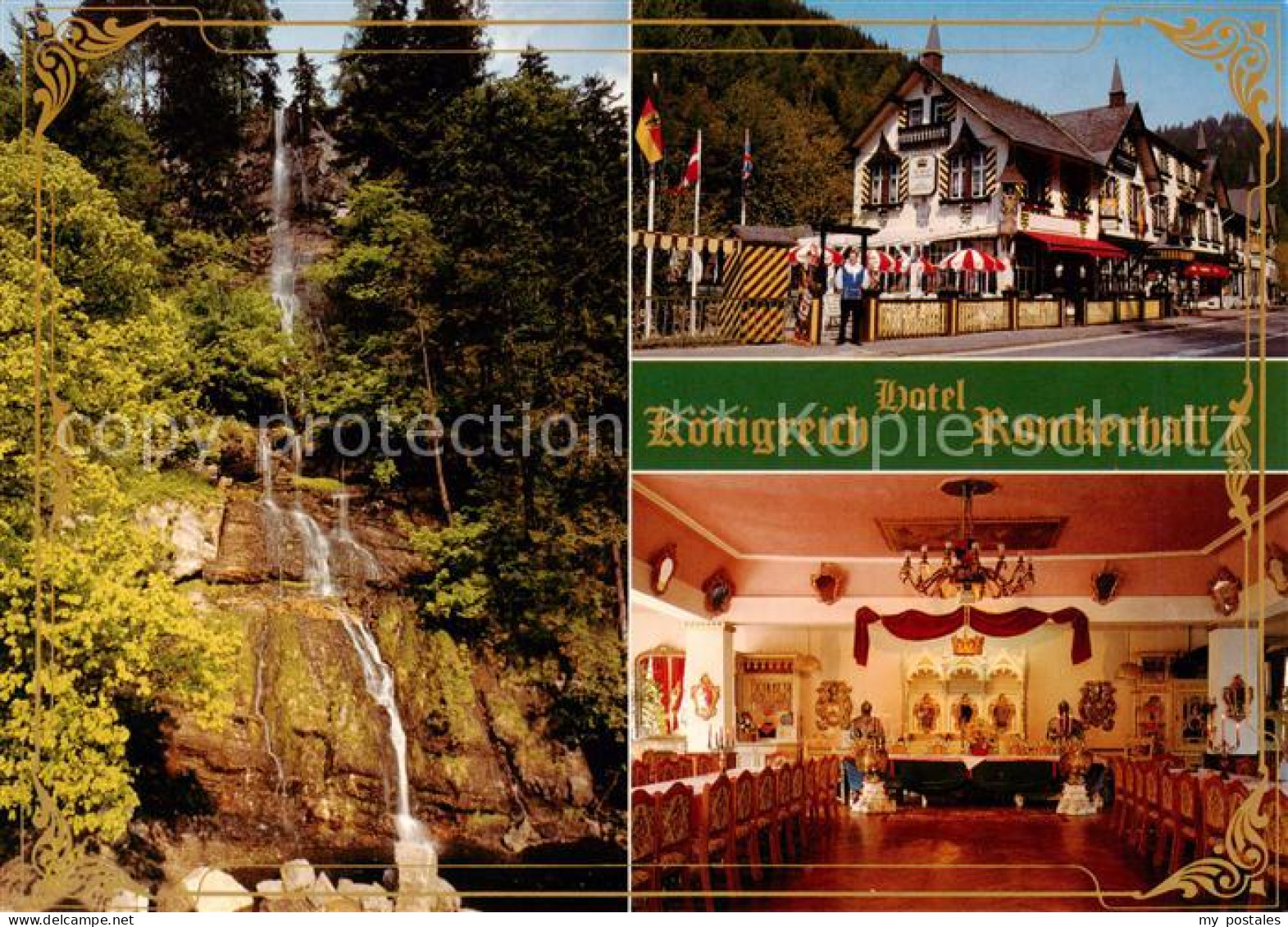 73860002 Okertal Hotel Koenigreich Romkerhall Gastraum Wasserfall Okertal - Goslar