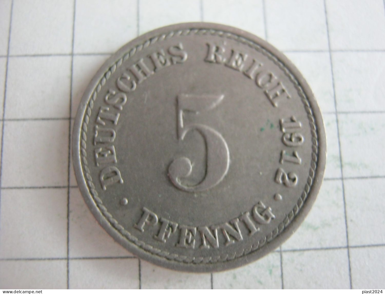 Germany 5 Pfennig 1912 F - 5 Pfennig