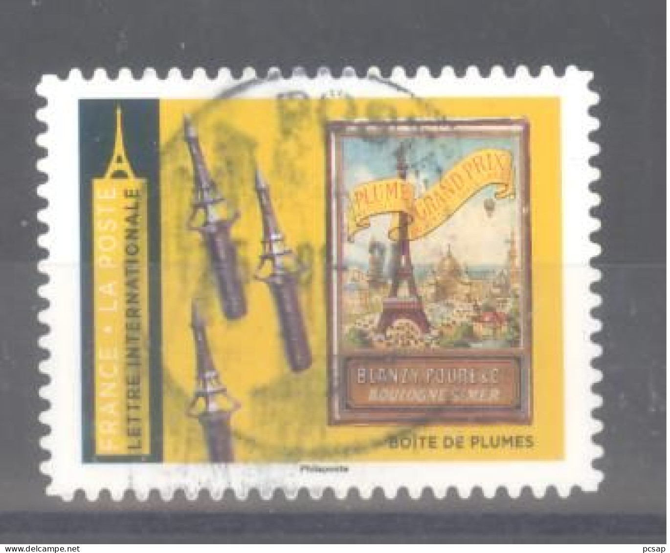 France Autoadhésif Oblitéré N°2300 (Iconique Tour Eiffel)  (cachet Rond) - Usati