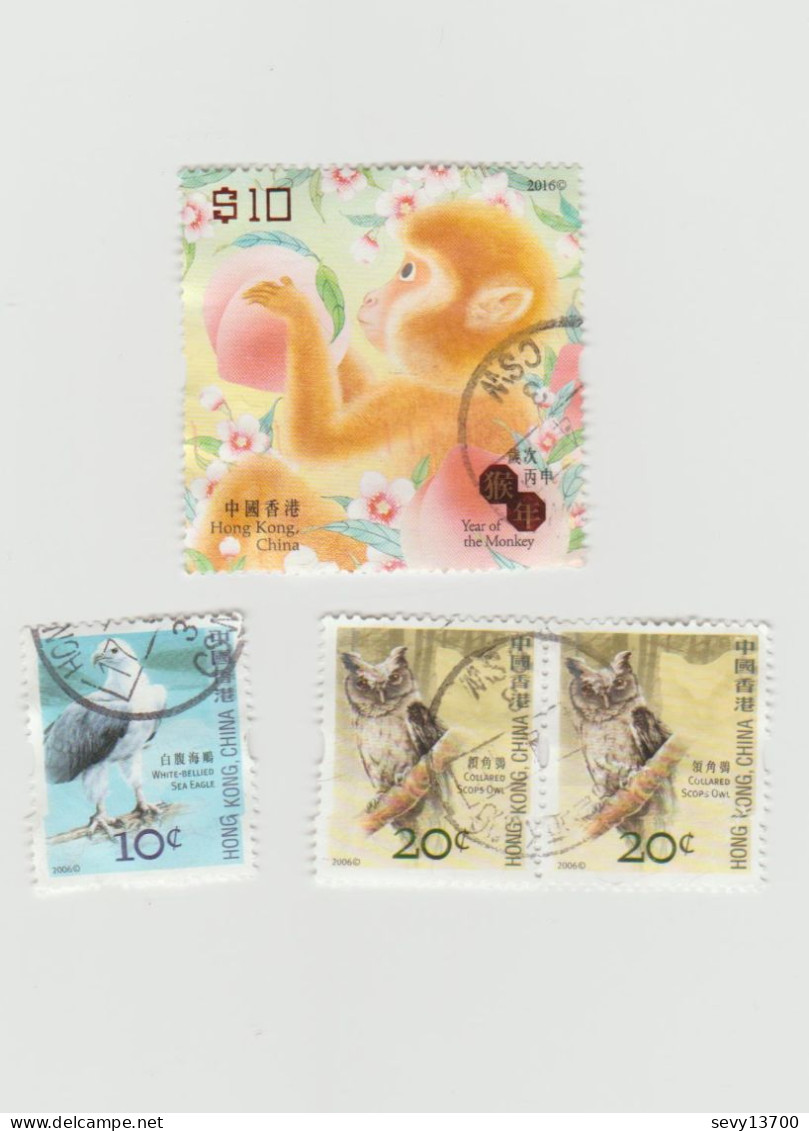 10 Timbres  Hong Kong Mi HK 206 Wy (1968) 238yX (1968)  Hong Kong Chine 2020 (2016) - 1387 A Et 1388 (2006) - Sonstige & Ohne Zuordnung