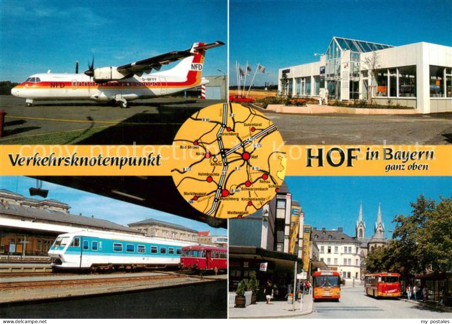 73859967 Hof  Saale Verkehrsflugzeug Regionalflughafen Hof Pendolino Hof-Nbg Am  - Hof