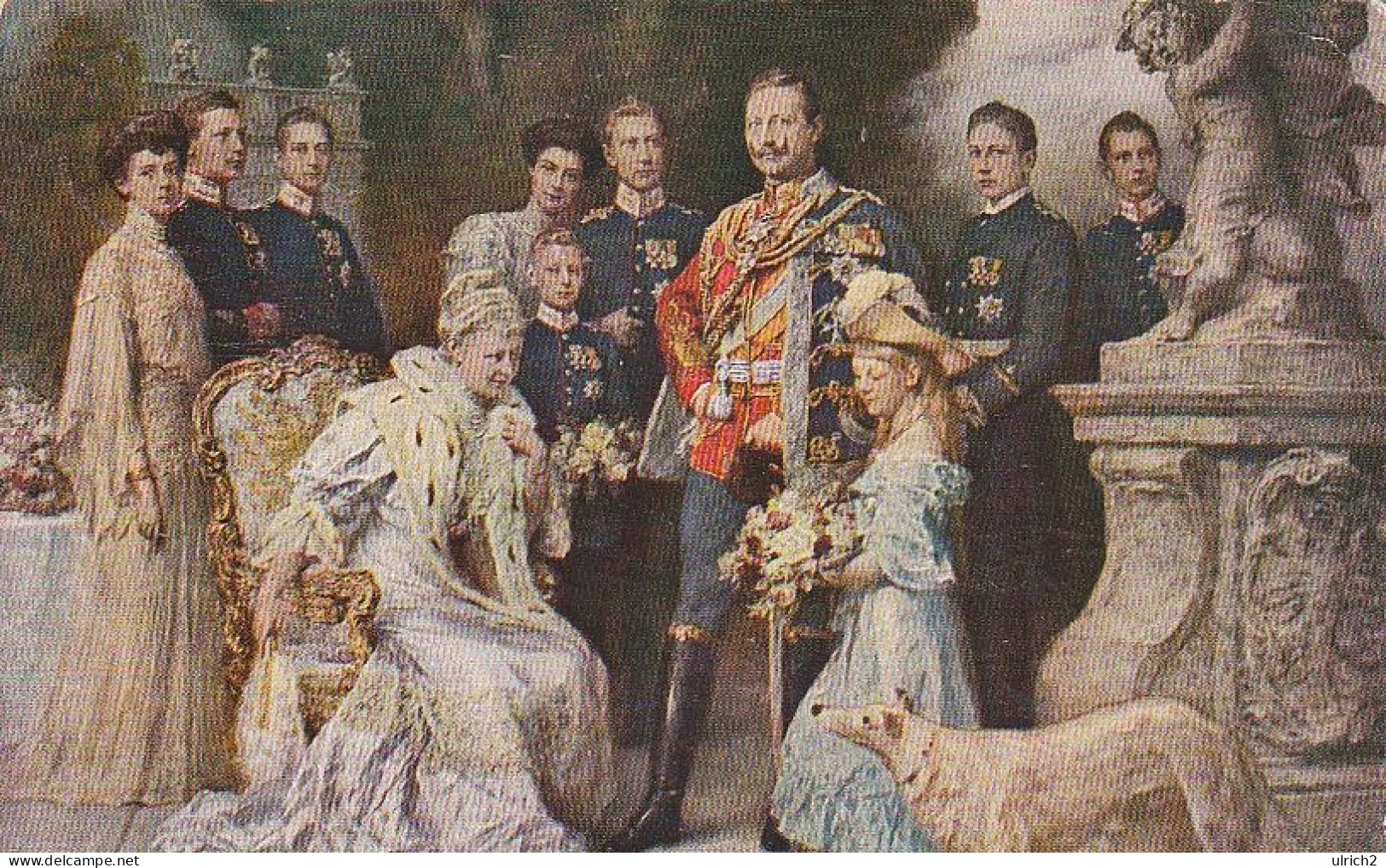 AK Kaiser Wilhelm II Mit Familie - Deutsches Kaiserhaus - 1906 (68924) - Koninklijke Families