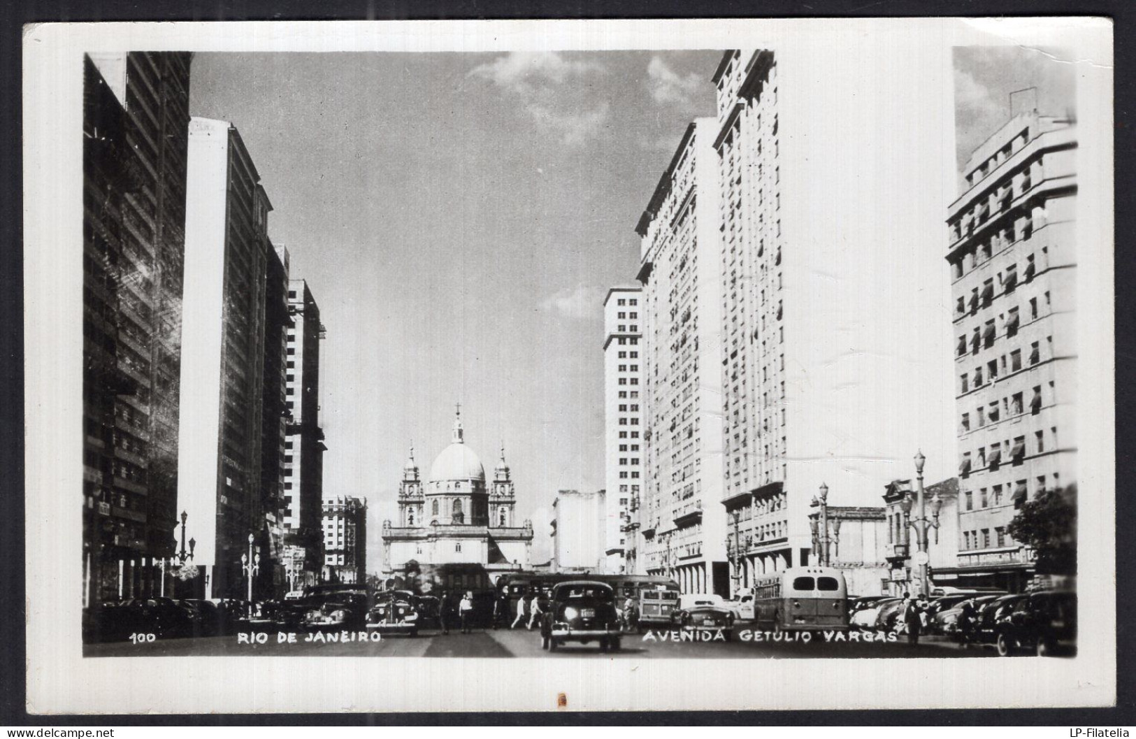 Brasil - Circa 1950 - Rio De Janeiro - Avenida Getulio Vargas - Rio De Janeiro