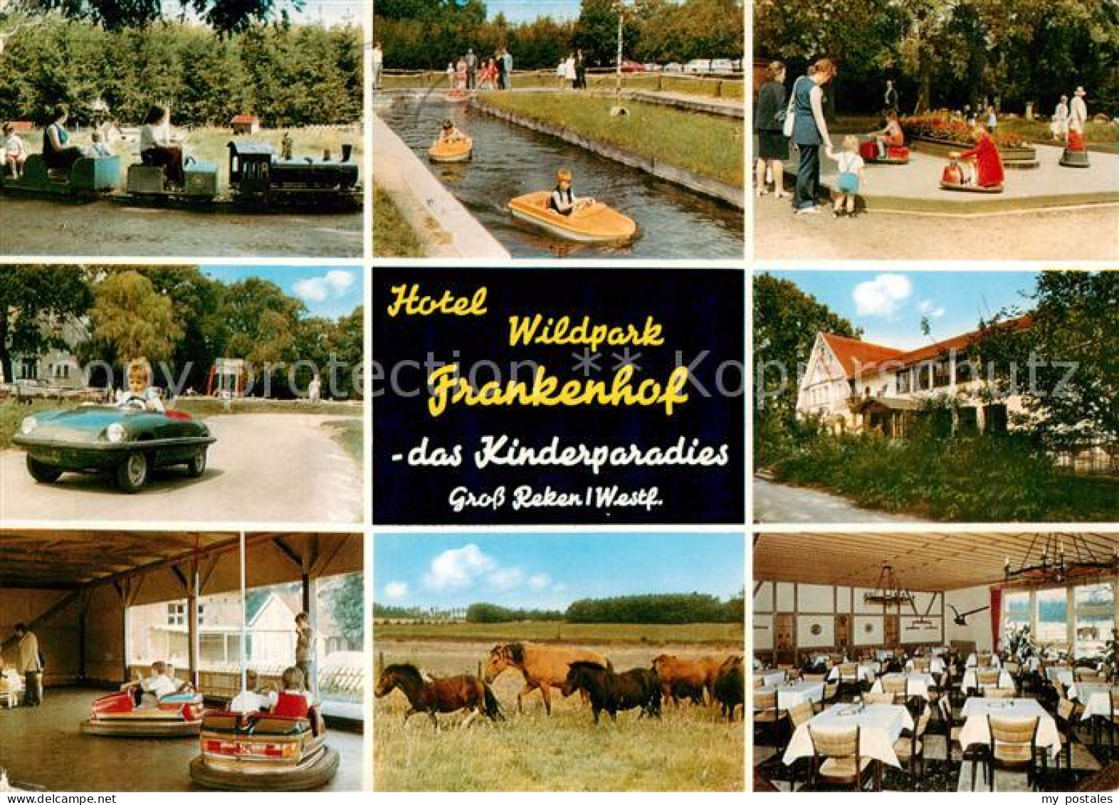 73859955 Gross-Reken Hotel Wildpark Frankenhof Kinderspielplatz Ponyreiten Gastr - Autres & Non Classés