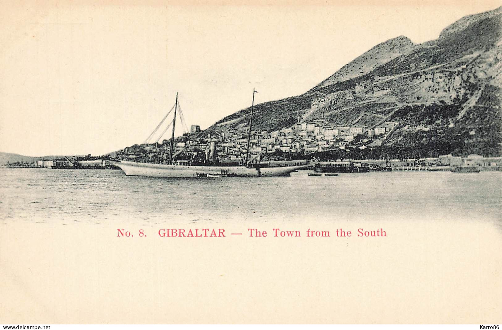 Gibraltar * The Town From The South - Gibilterra