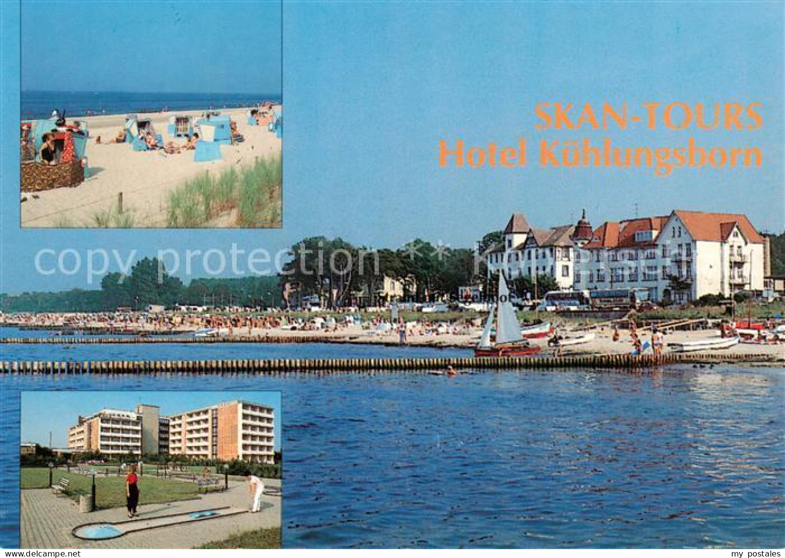 73859898 Kuehlungsborn Ostseebad Skan Tours Hotel Strand Minigolfanlage Kuehlung - Kuehlungsborn