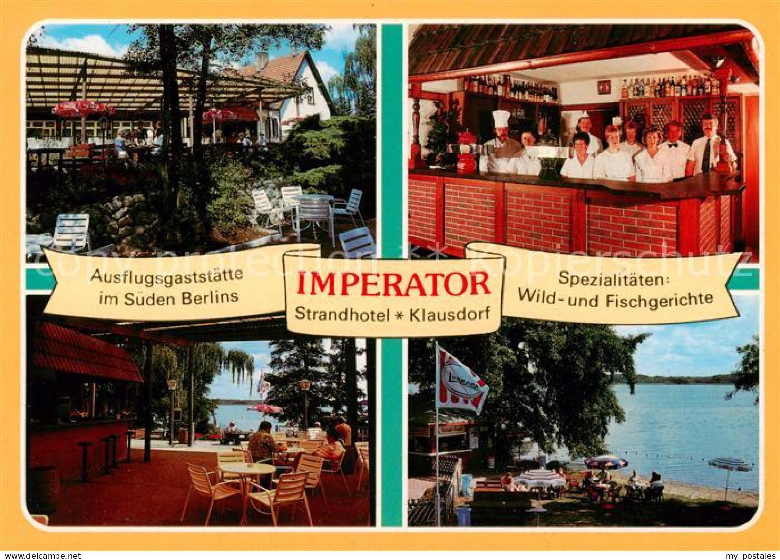 73859881 Klausdorf Mellensee Strandhotel Restaurant Imperator Gastraum Terrasse  - Sperenberg