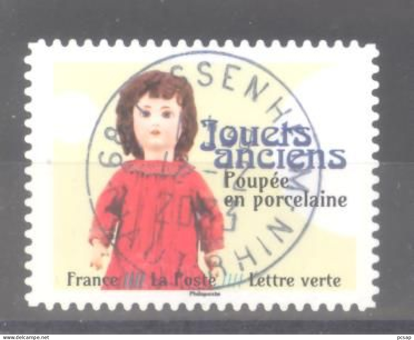 France Autoadhésif Oblitéré N°2372 (Jouets Anciens - Poupée En Porcelaine) Cachet Rond) - Gebruikt