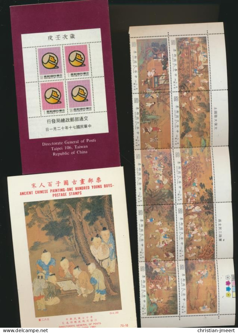China  Zegels ET Documentation MNH XX 1981 - Unused Stamps