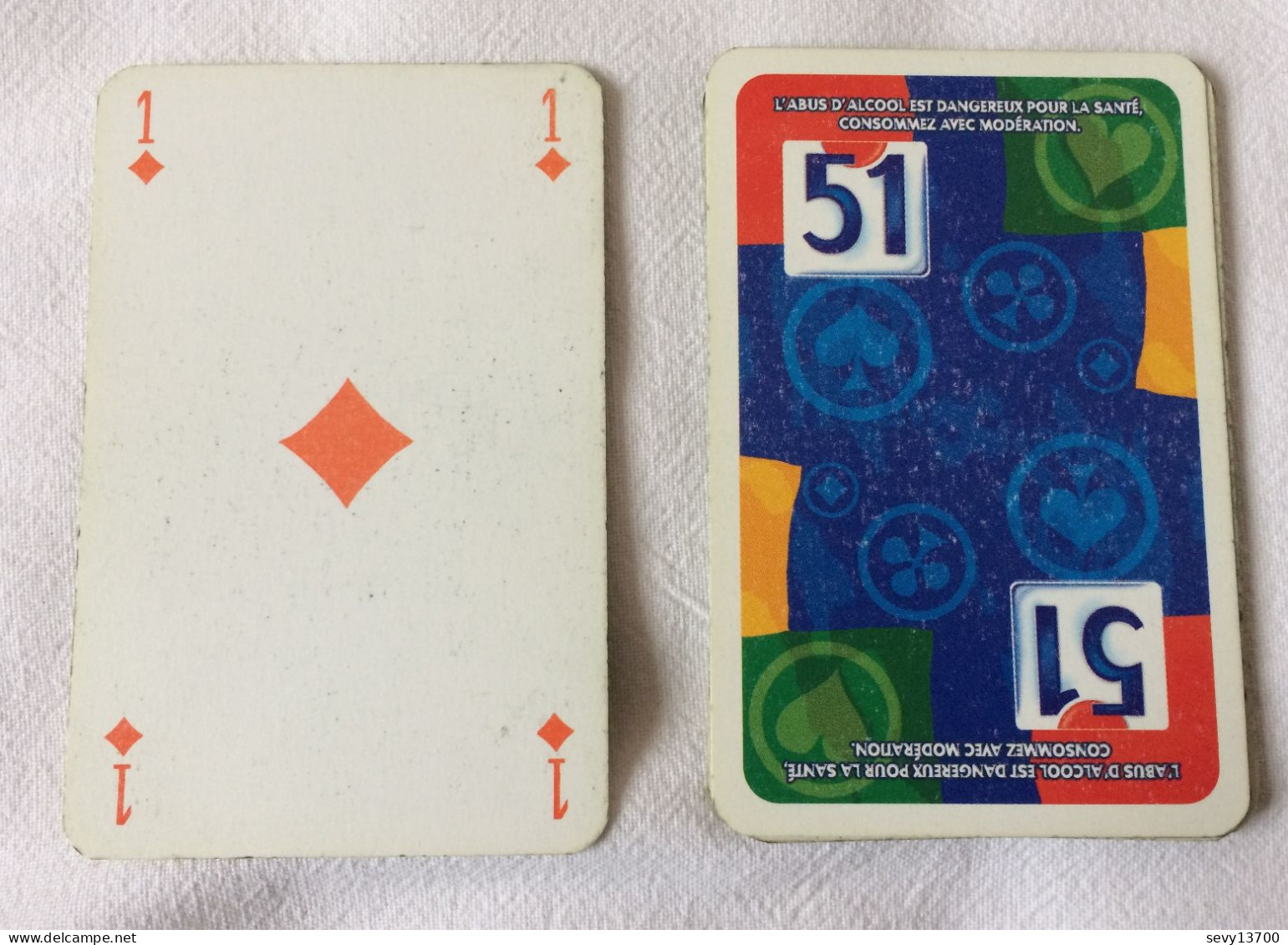 Jeu De 32 Cartes Pastis 51 - Fabricant Héron - 32 Carte