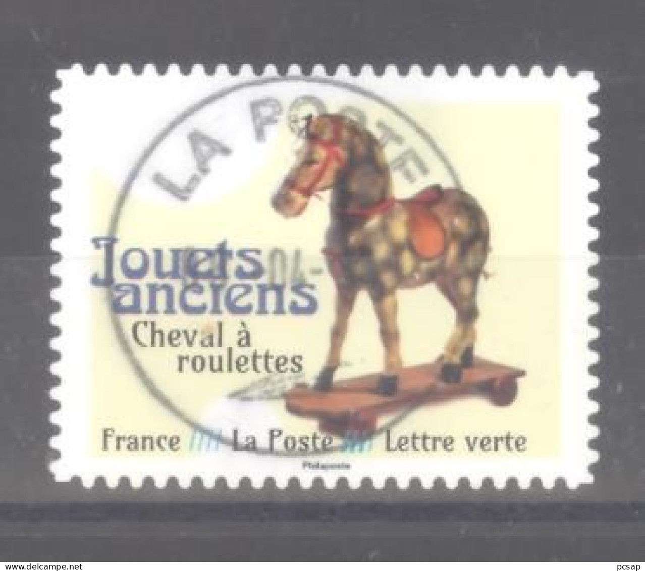 France Autoadhésif Oblitéré N°2370 (Jouets Anciens - Cheval à Roulettes) Cachet Rond) - Gebraucht