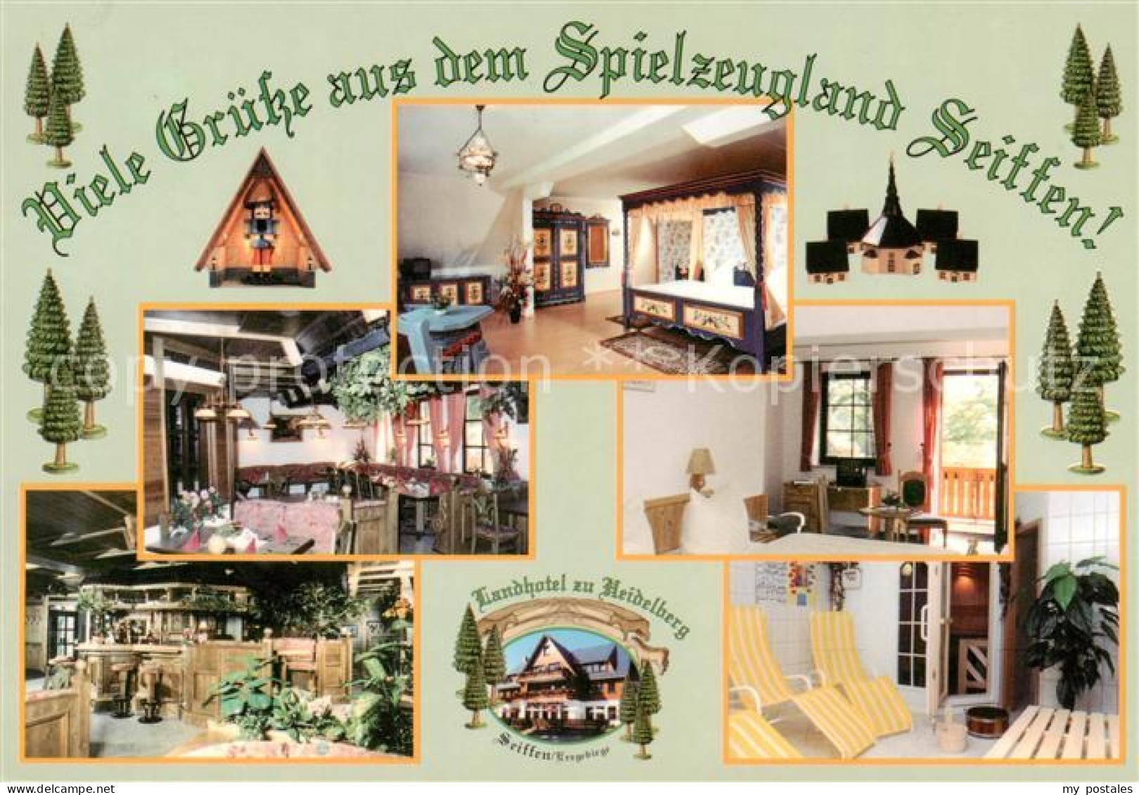 73859835 Seiffen Erzgebirge Landhotel Zu Heidelberg Spielzeugland Seiffen Detail - Seiffen