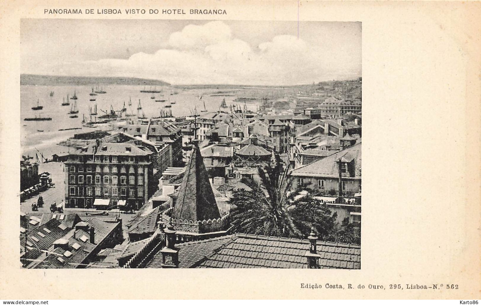 Lisboa * Panorama , Visto Do Hotel BRAGANCA * Lisbonne Portugal - Lisboa