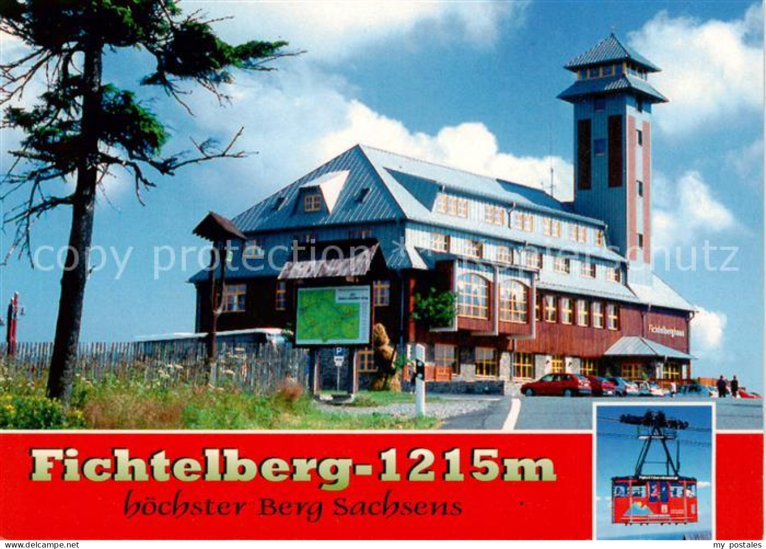 73859801 Fichtelberg Oberwiesenthal Erzgebirge Fichtelberghaus Seilbahn  - Oberwiesenthal