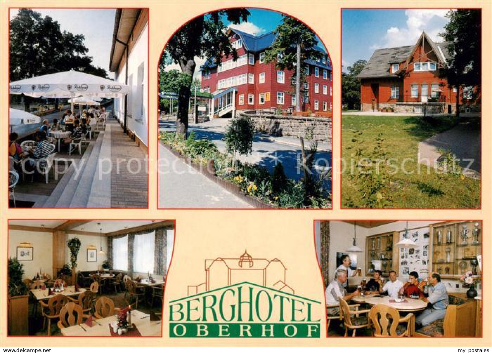 73859796 Oberhof  Thueringen Berghotel Oberhof Terrasse Gastraeume  - Oberhof